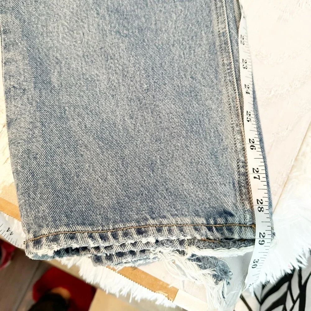 AGOLDE 90’s Pinch Waist High Rise Straight Button Fly Jeans Size 31 Endless